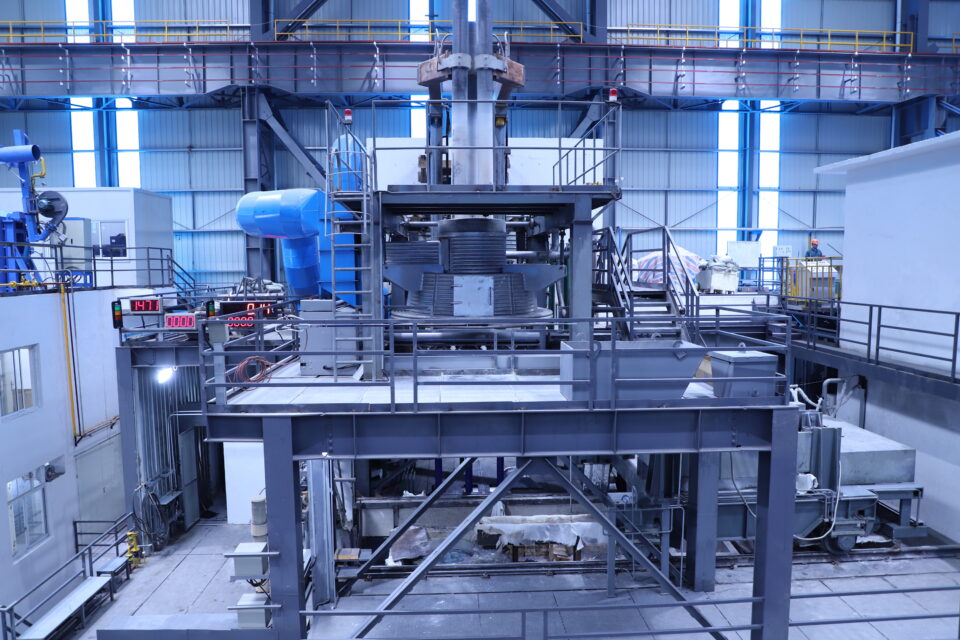Spray Form steel mill platform