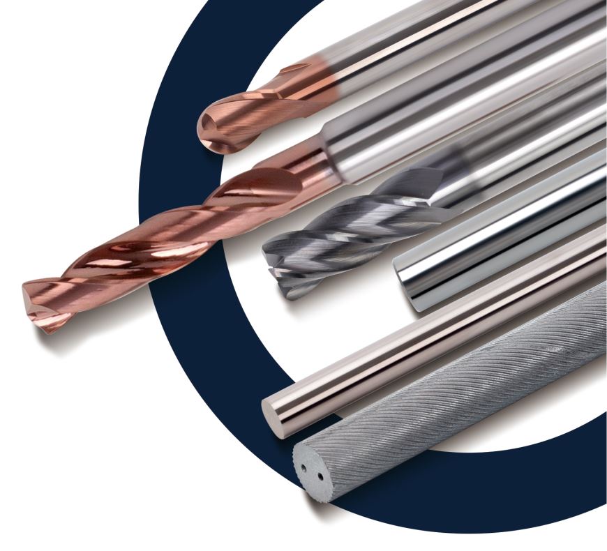 Photo of carbide cutting tools made from Carbide Rods