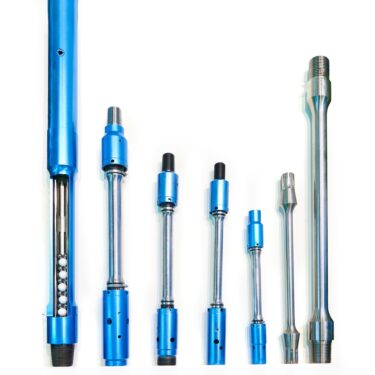Slotted,Strainers,Of,Downhole,Motors,For,Drilling,Isolated,White,Background